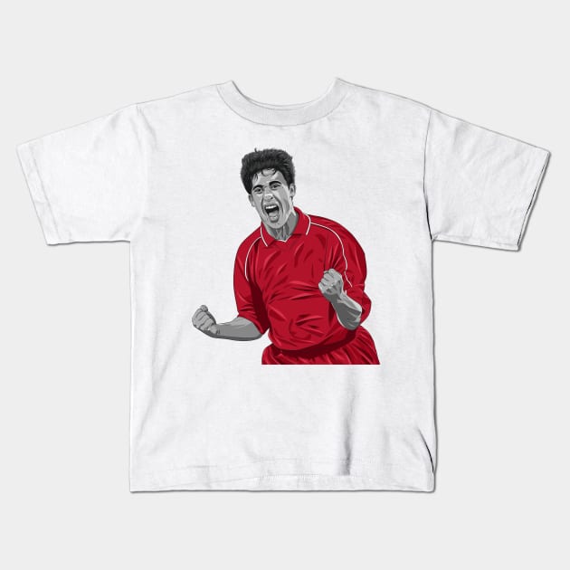 Robbie Fowler Kids T-Shirt by Ades_194